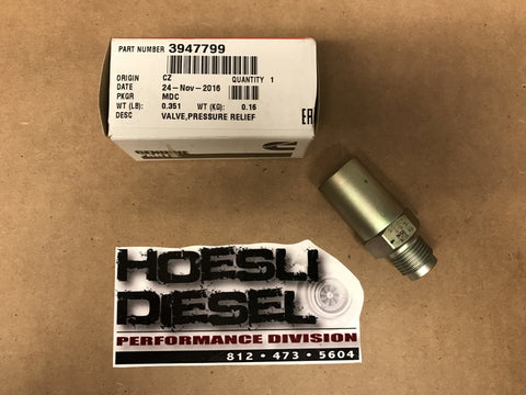 Rail Pressure Relief Valve, Cummins 2003-07 5.9L